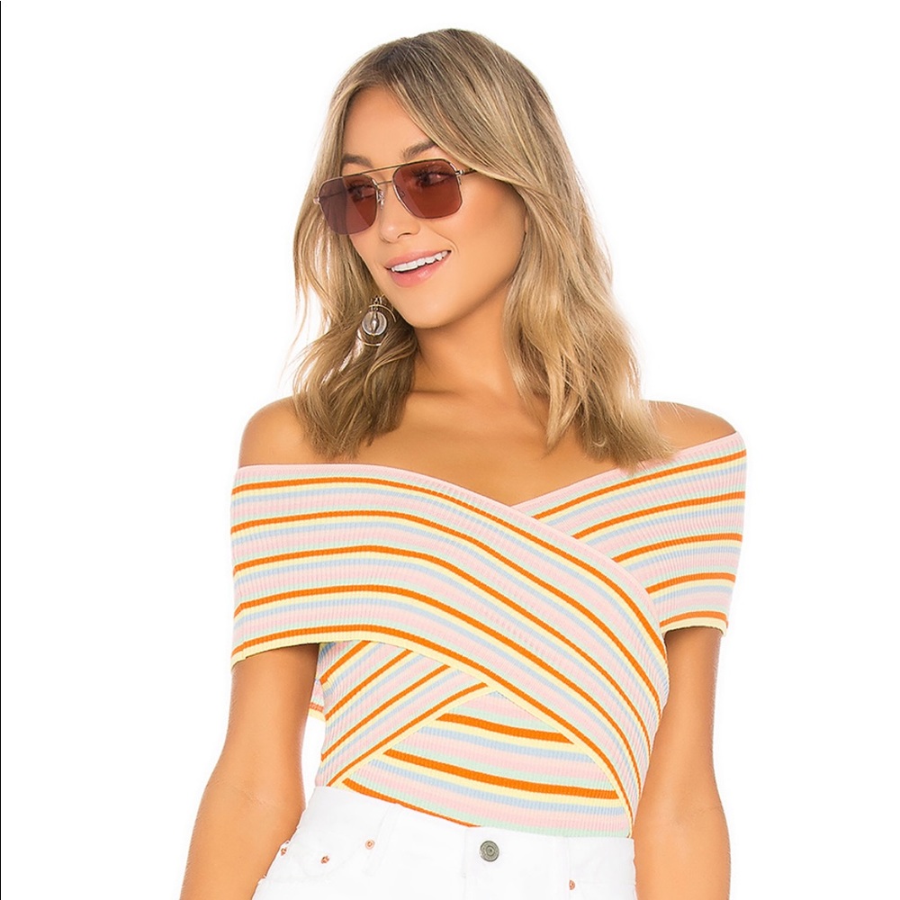 Gina Sweater Bodysuit in Multi